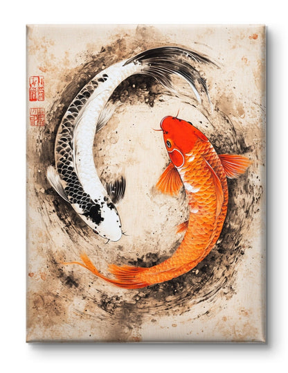 Chinese Koi Fish - Feng Shui Paintings