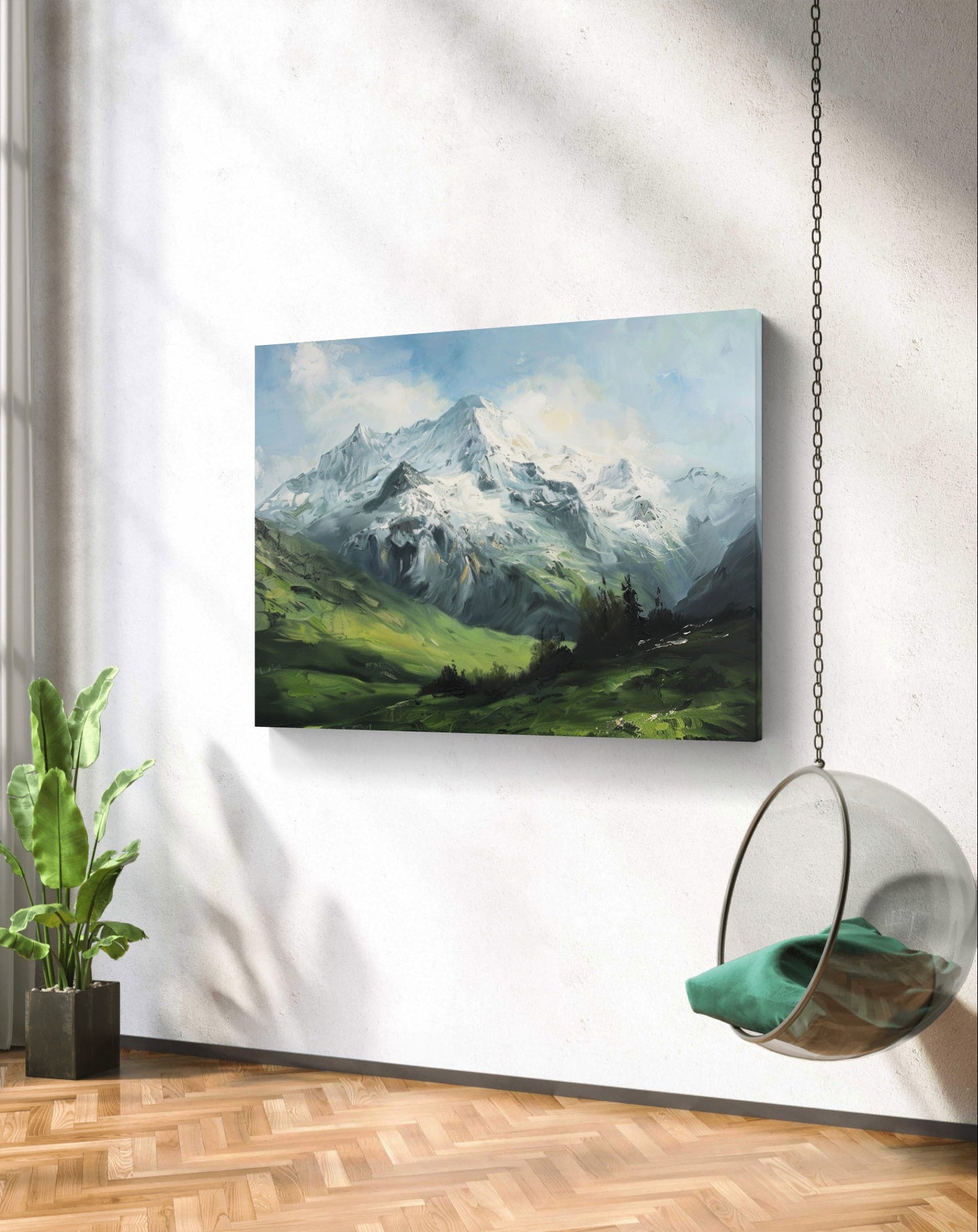 Swiss Mountains - Vaastu Paintings