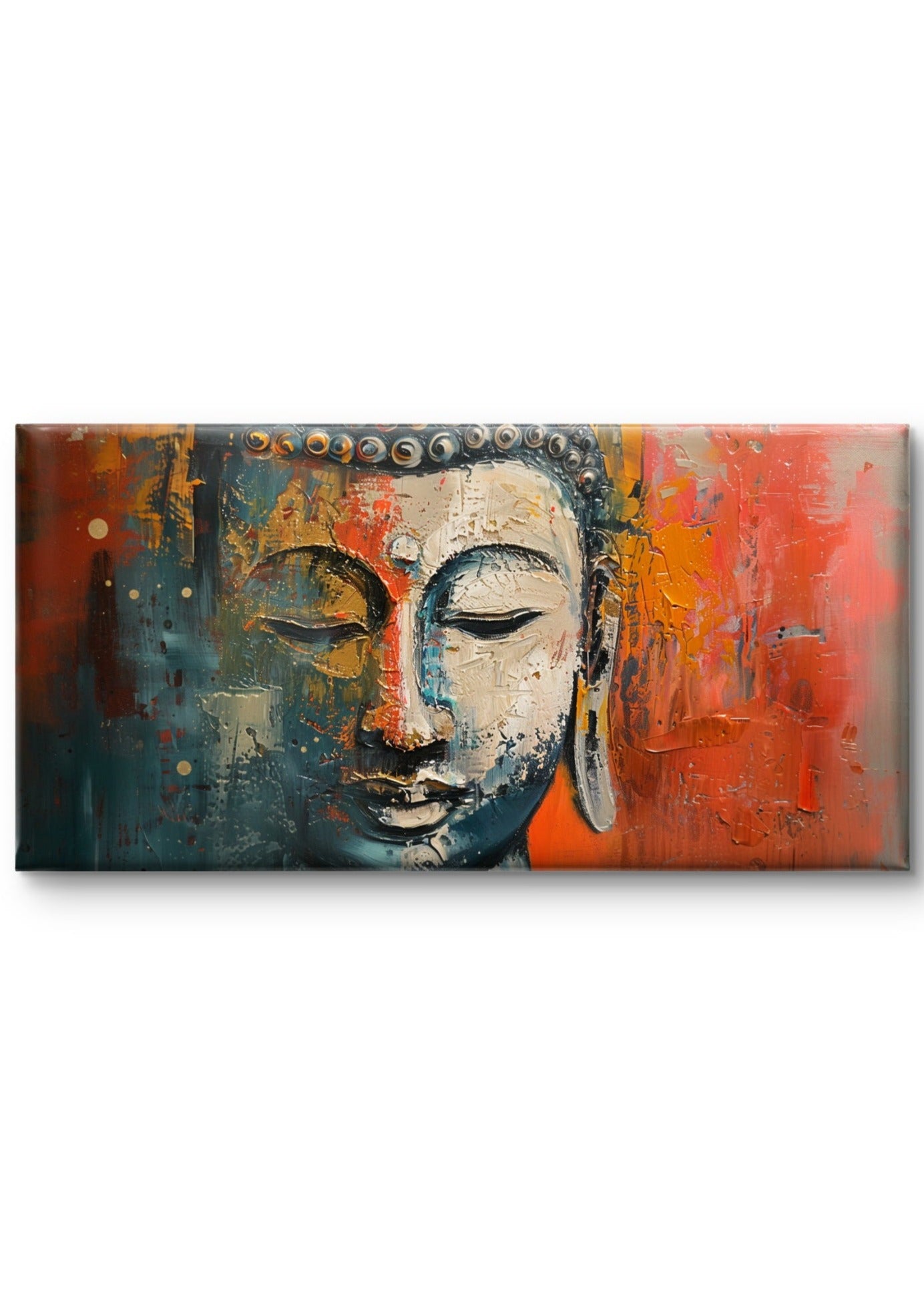 Abstract Buddha by TravelArty | Painting for Living Room