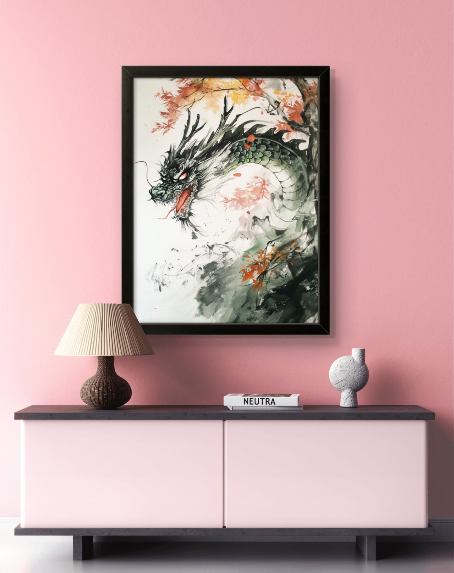 Dragon In Ink - Feng Shui Paintings