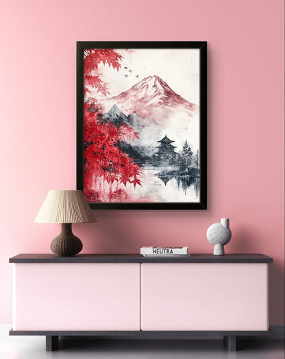 Mountains in Chinese Ink - Feng Shui Paintings