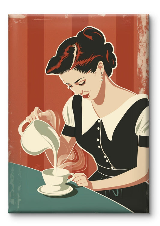 Vintage Cafe Artwork by Coffee Couture