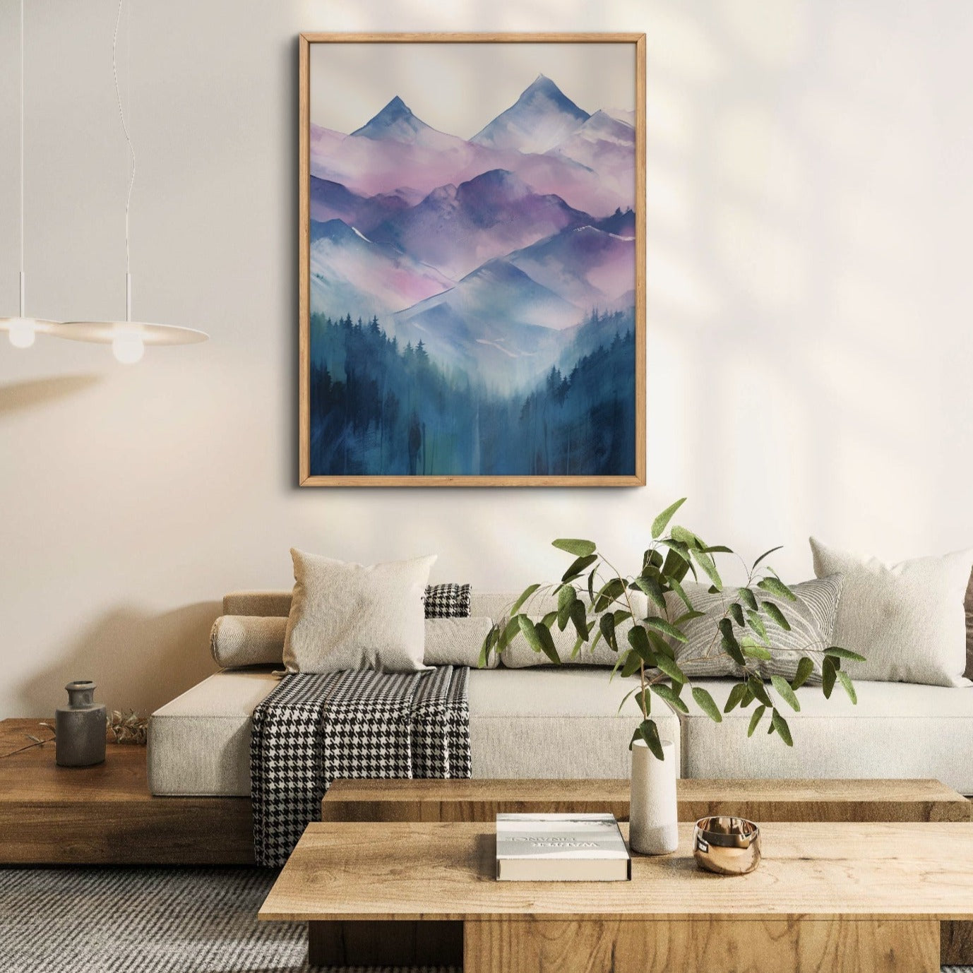 The Mountains Call Abstract Painting