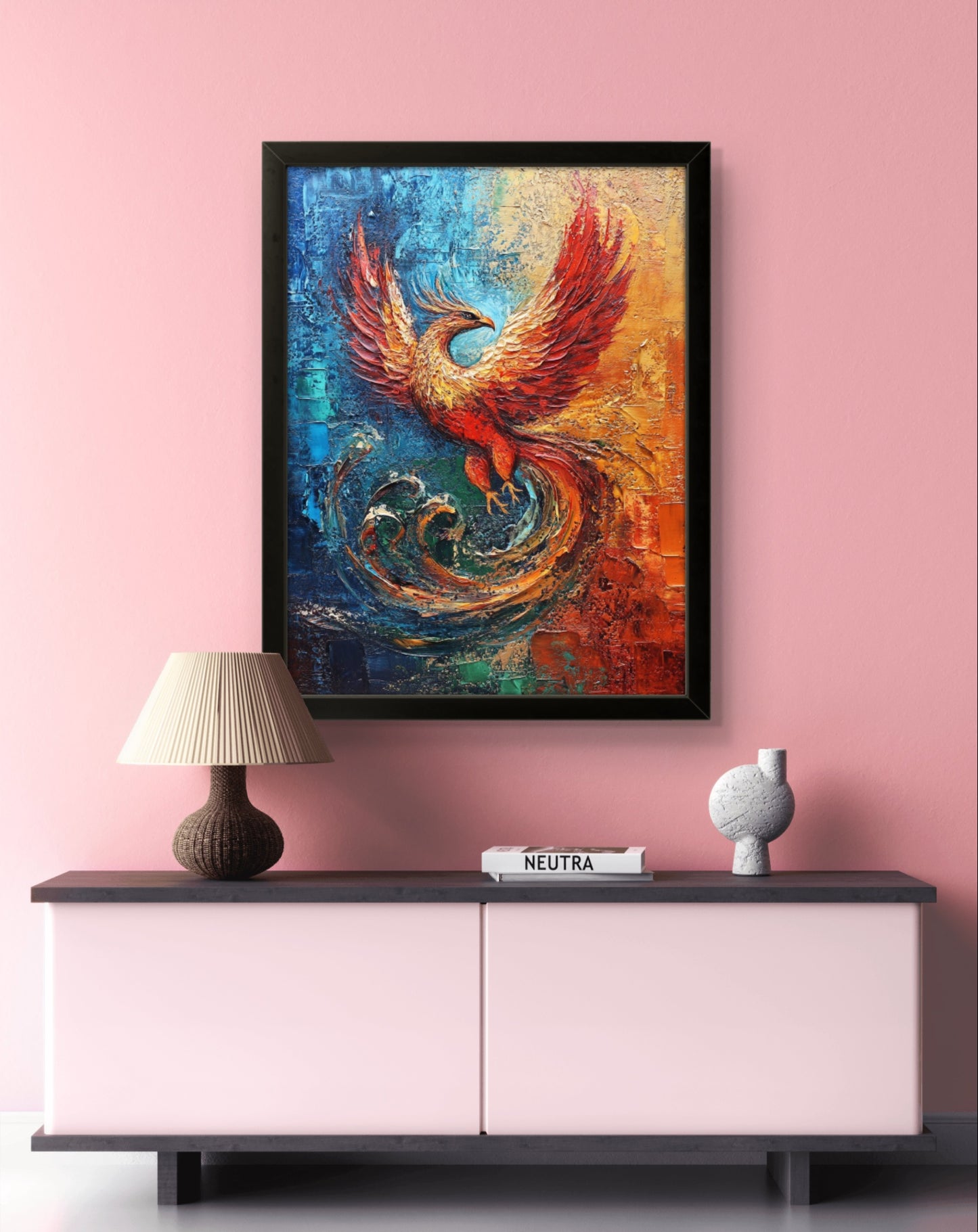 The Phoenix Awakens - Feng Shui Paintings