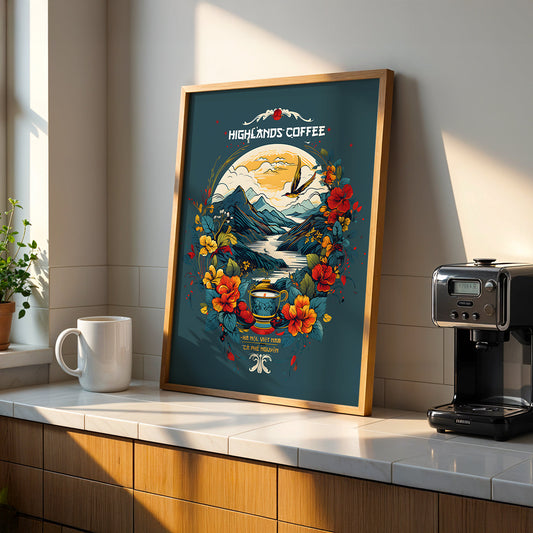 Cafe Artwork in a Lifestyle Setting