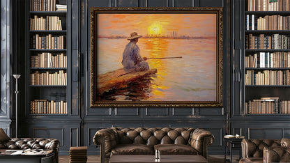 A Fisherman's Reverie Exclusive Painting