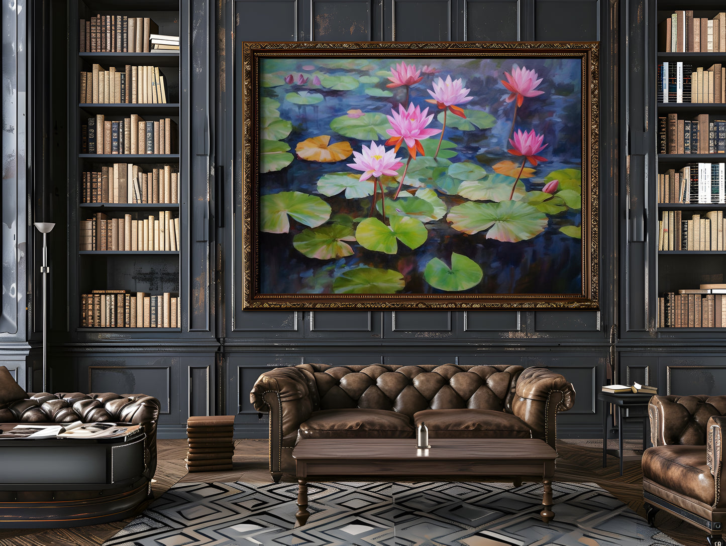 The Lotus Pond Exclusive Painting