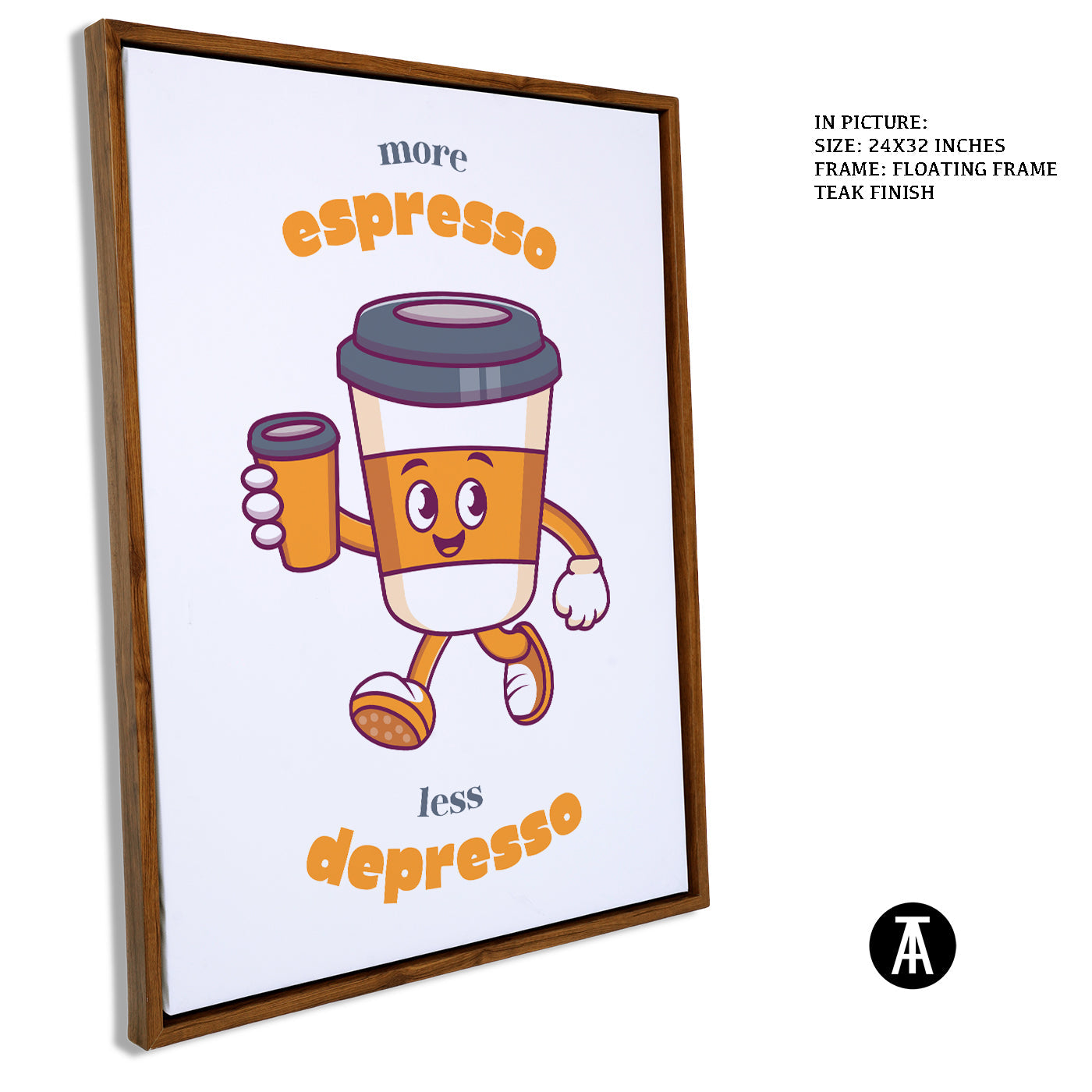 Artwork in Floating Frame