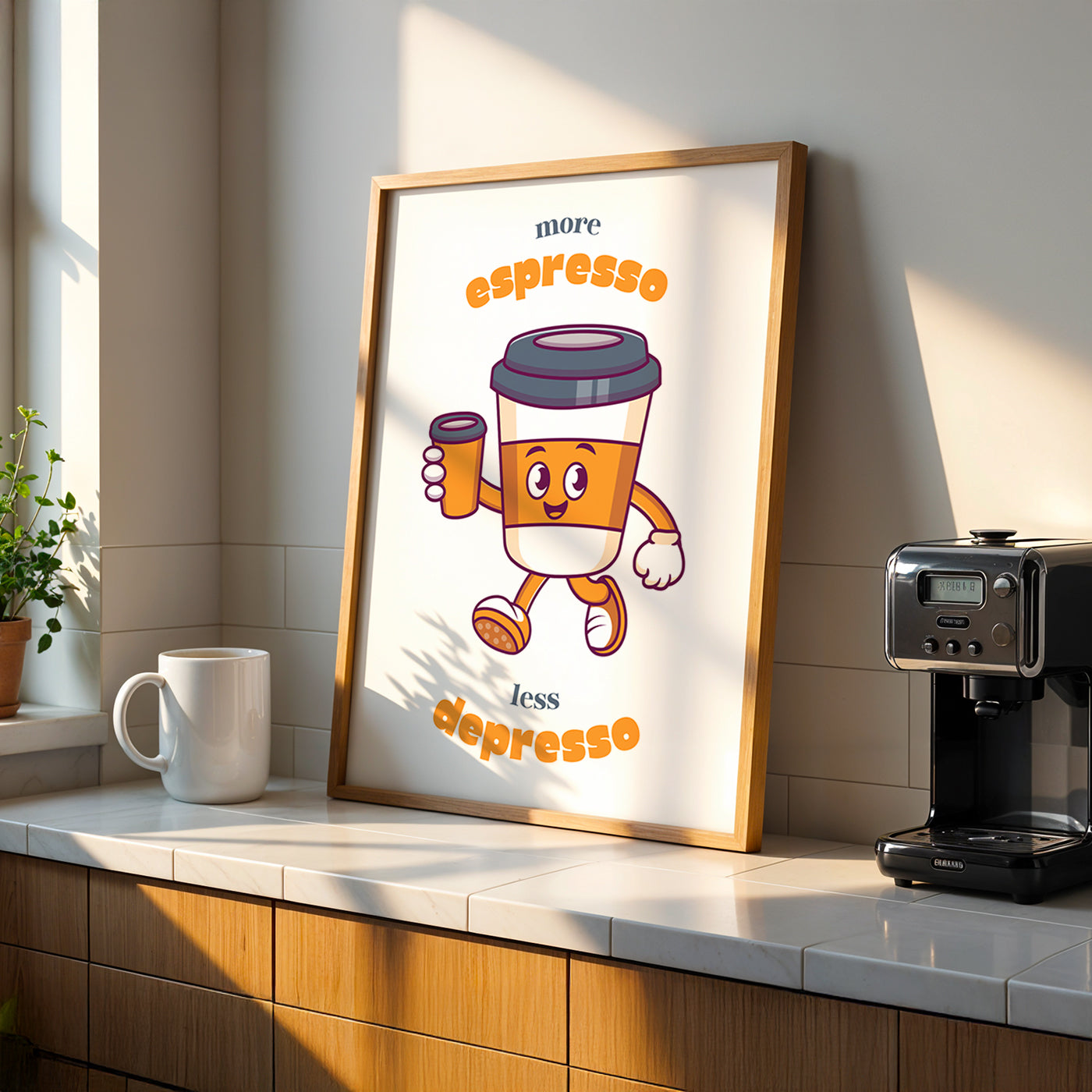 Cafe Artwork in a Lifestyle Setting