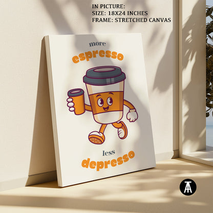 Artwork in Natural Wood Frame