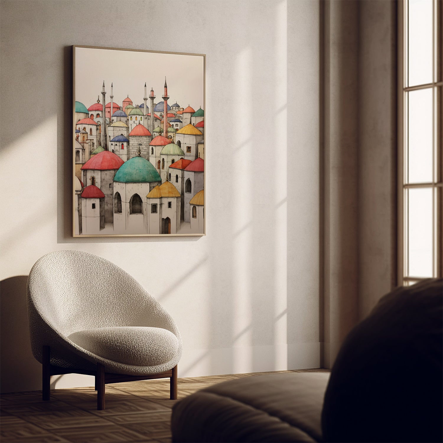 Buy Wall Art Ottoman Neighbourhood by Stamboul Istanbul