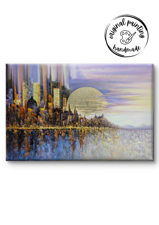 City Of Rising Sun by Pham Van Hoan (Canvas Painting -120X80 cm)