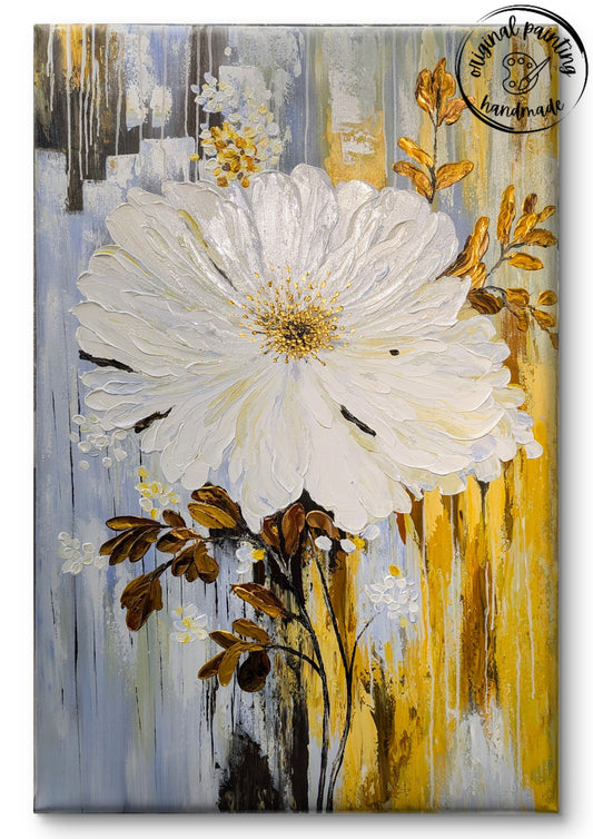 The Flowers That Brightens My day by Toan Minh (Canvas Painting - 80X120 cm)