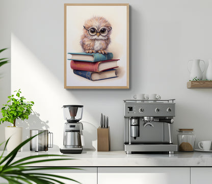 Owl'S Library by Coffee Couture