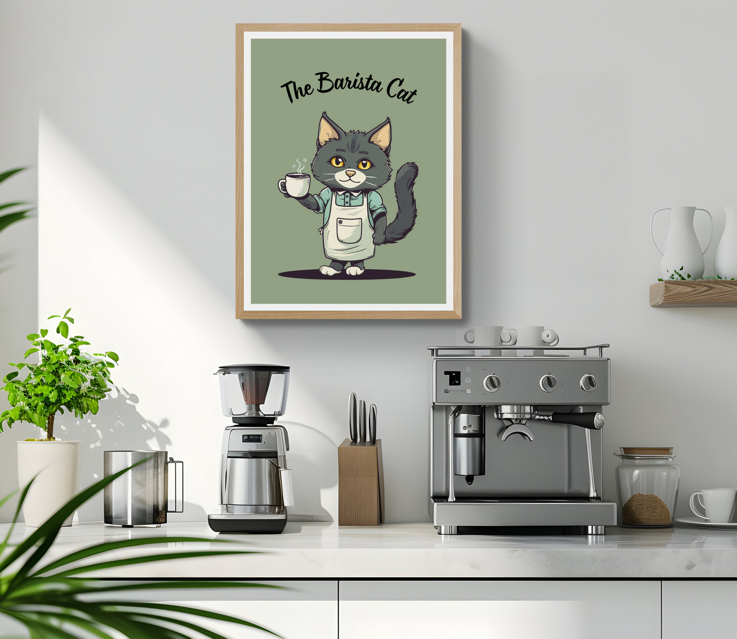 Barista Cat by Coffee Couture