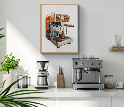 Vintage Espresso Machine by Coffee Couture