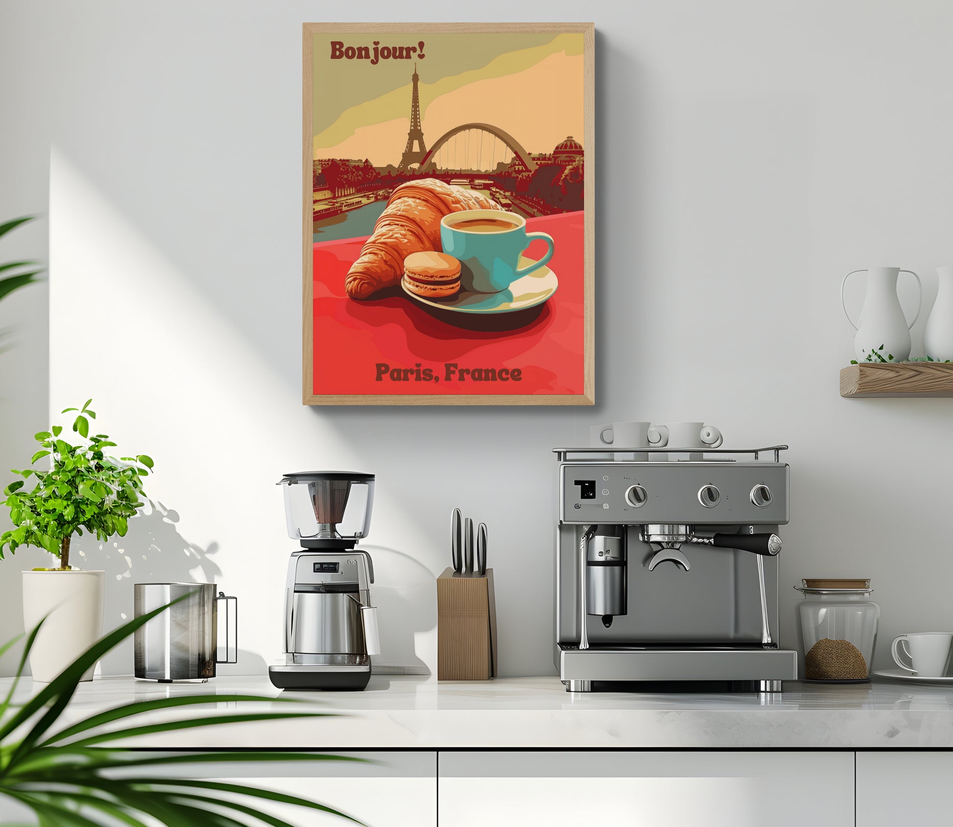 Buy Wall Art Afternoon Coffee In Paris by Coffee Couture