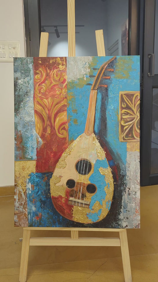 Strings of Heritage (Canvas Oil Painting - 60X80 cm)