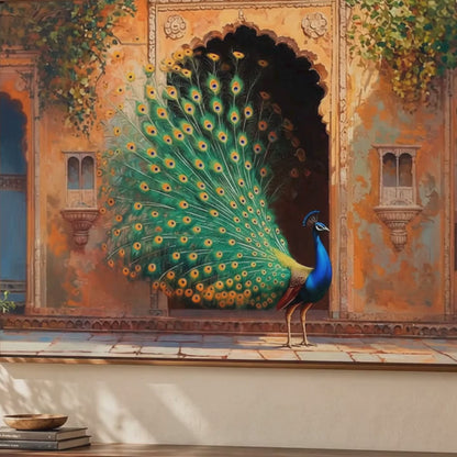 Peacock of Udaipur- Indian Heritage Art