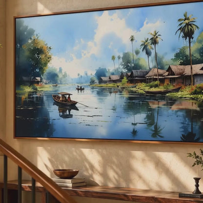 Life in Backwaters By Panoramic India