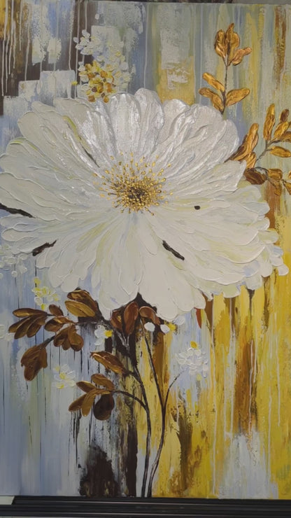 The Flowers That Brightens My day by Toan Minh (Canvas Painting - 80X120 cm)