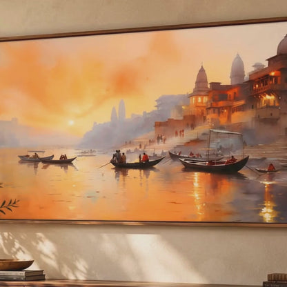 Benares Ghats By Panoramic India