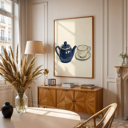 Minimalist Painting in a Lifestyle Setting