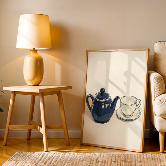 Minimalist Artwork in a Lifestyle Setting