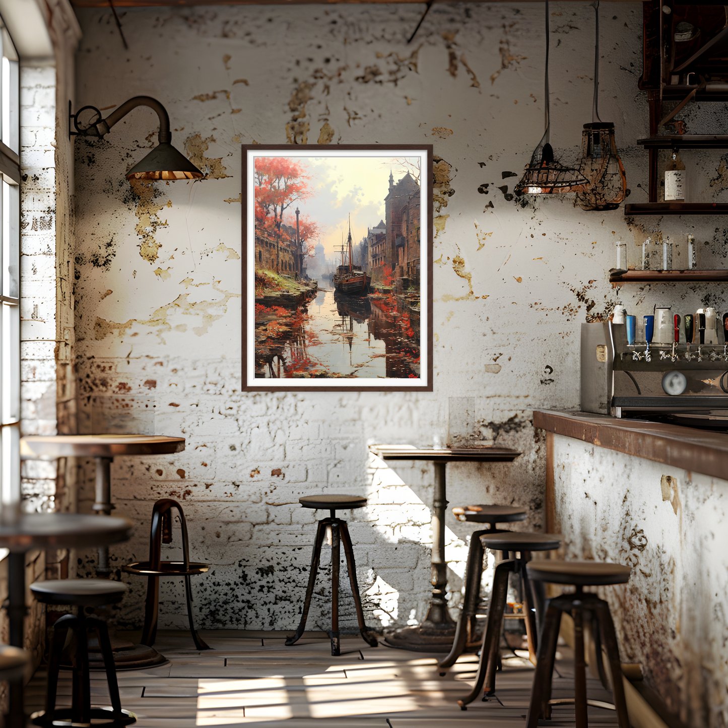 Buy Wall Art Regents Canal by Vintage London