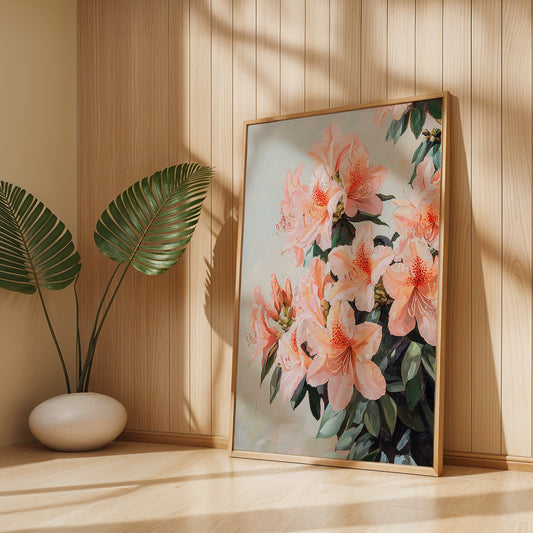 Floral Painting in a Lifestyle Setting