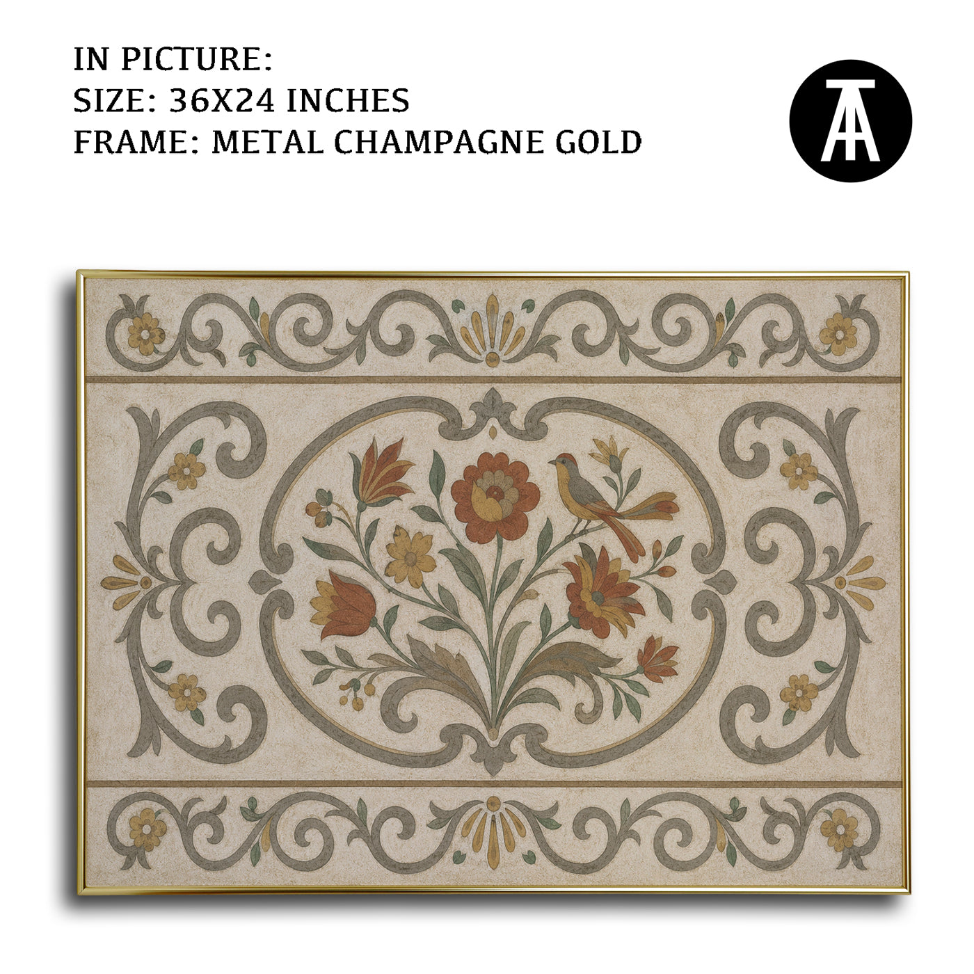 Royal Flowers by Textures of India