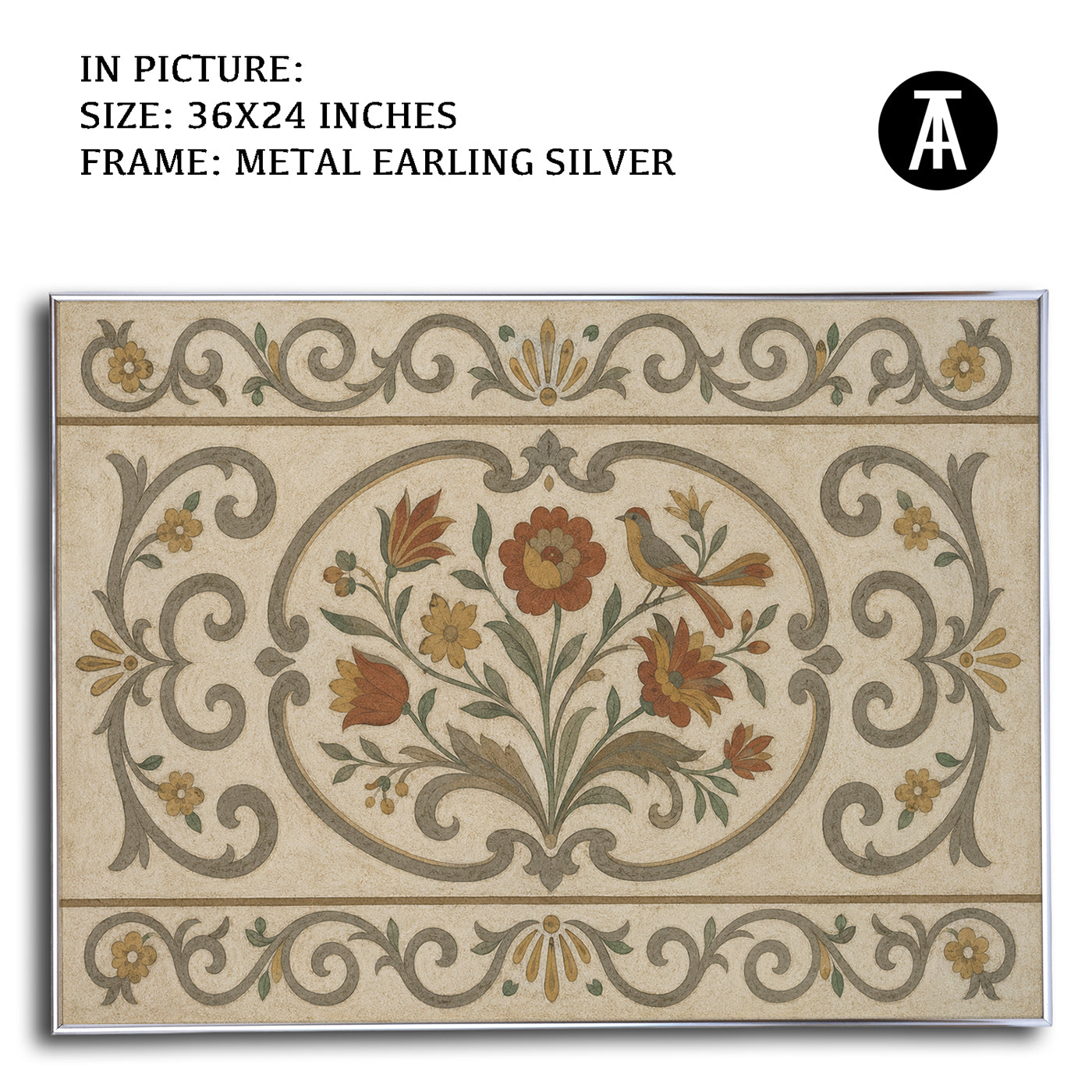Royal Flowers by Textures of India