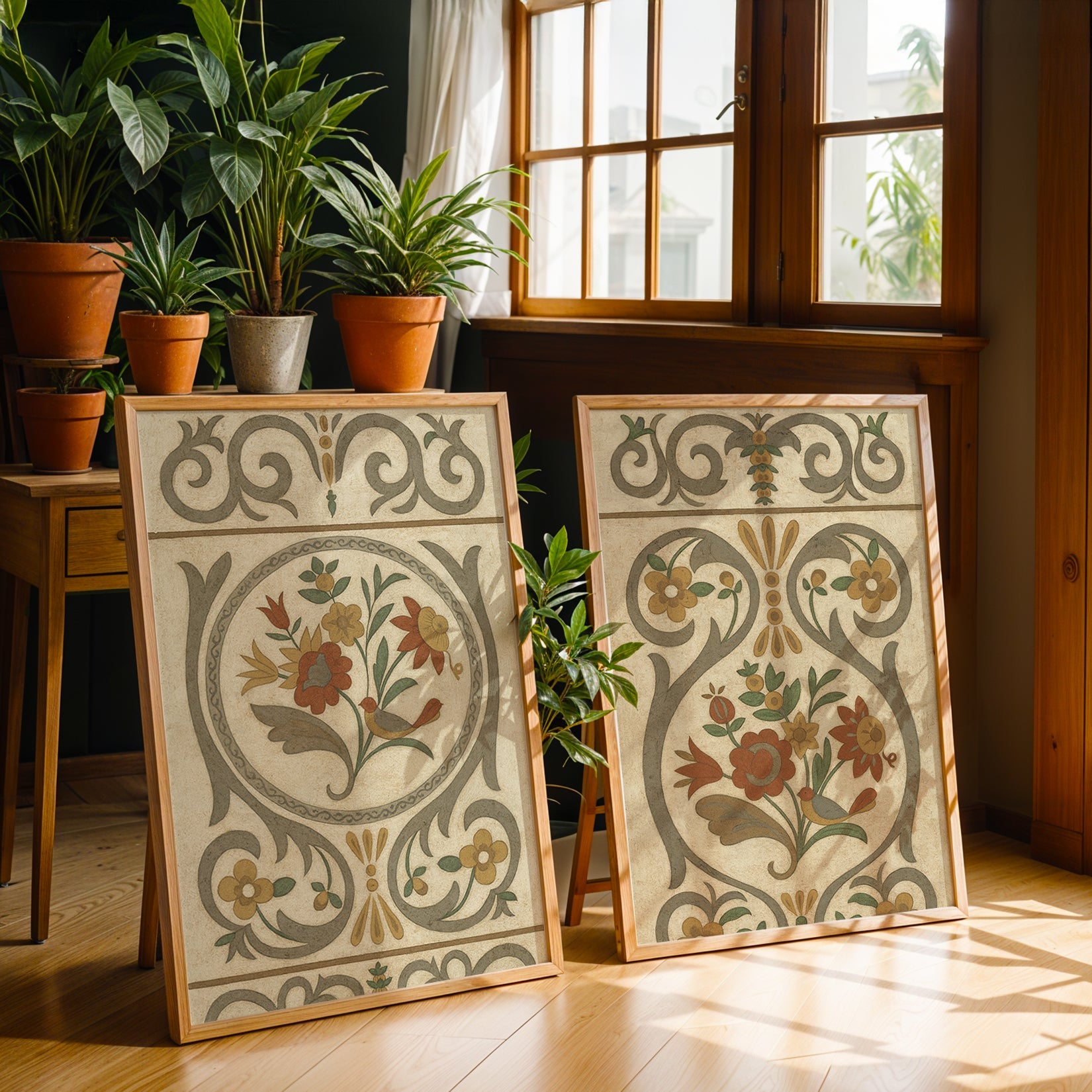 Heritage Indian Painting in a Lifestyle Setting