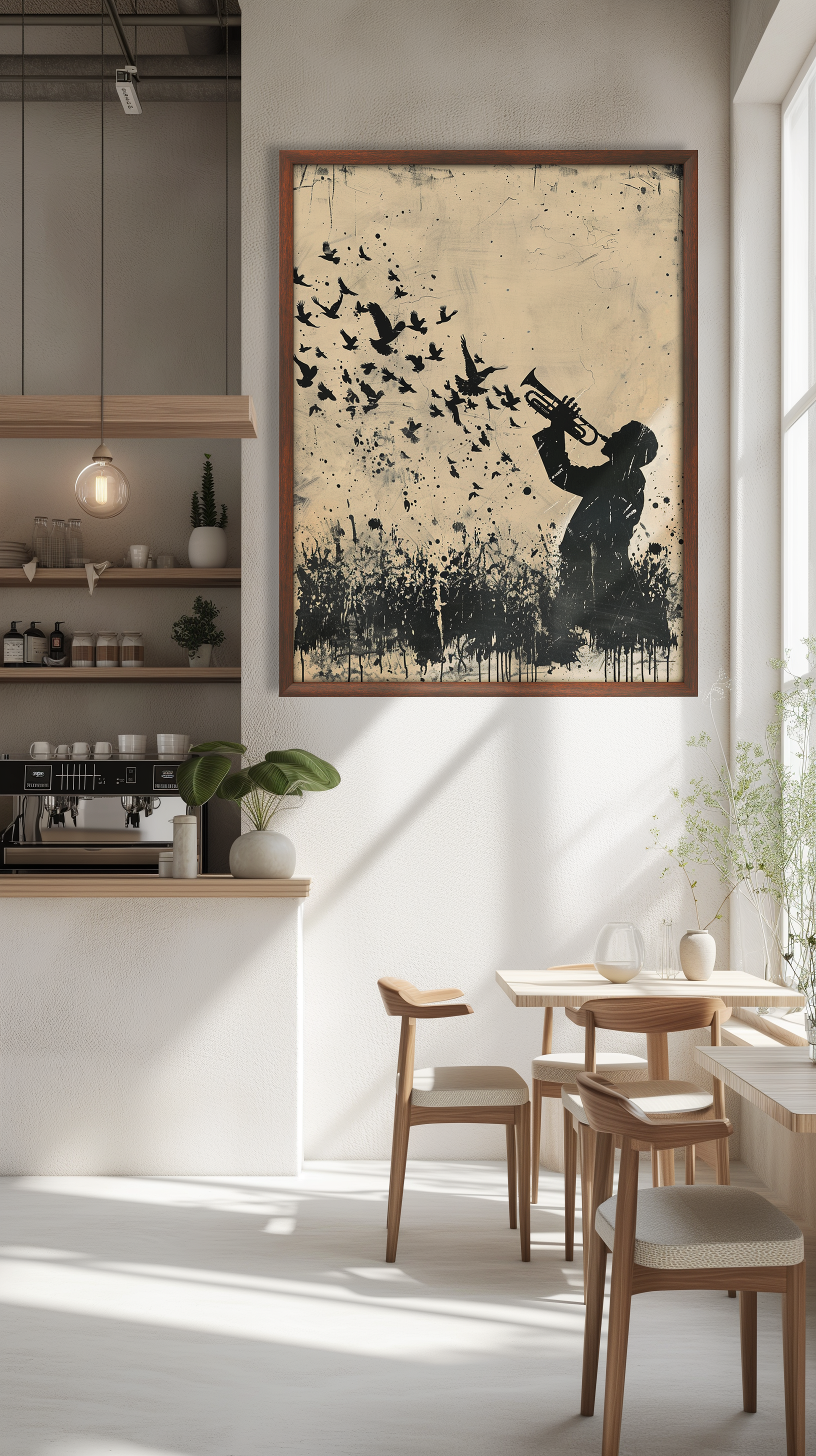 Buy Wall Art Trumpet For The Crows by Coffee Couture