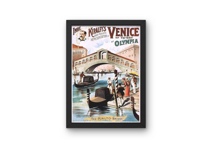 Vintage Venice Olympia Travel Art Painting