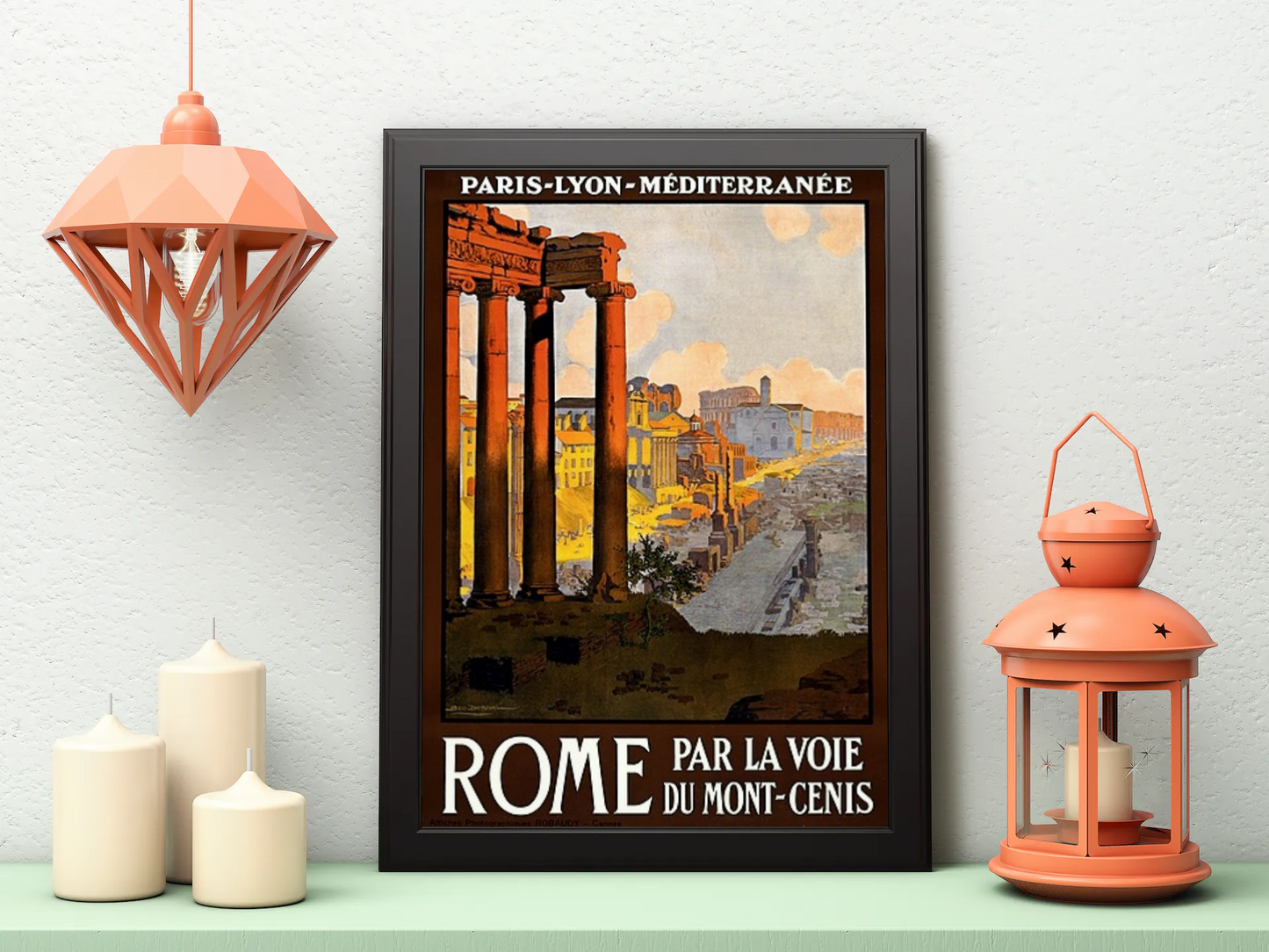 Vintage Rome Vintage Travel Art Painting