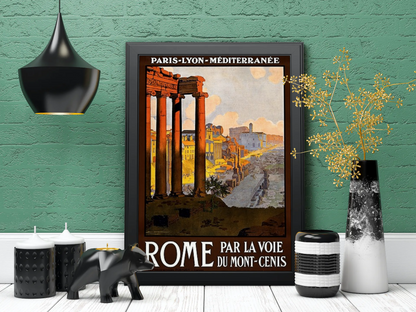 Vintage Rome Vintage Travel Art Painting