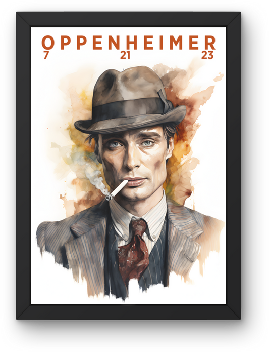 Oppenheimer - Limited Edition Framed Wall Art (11.7 by 16.5 inches)
