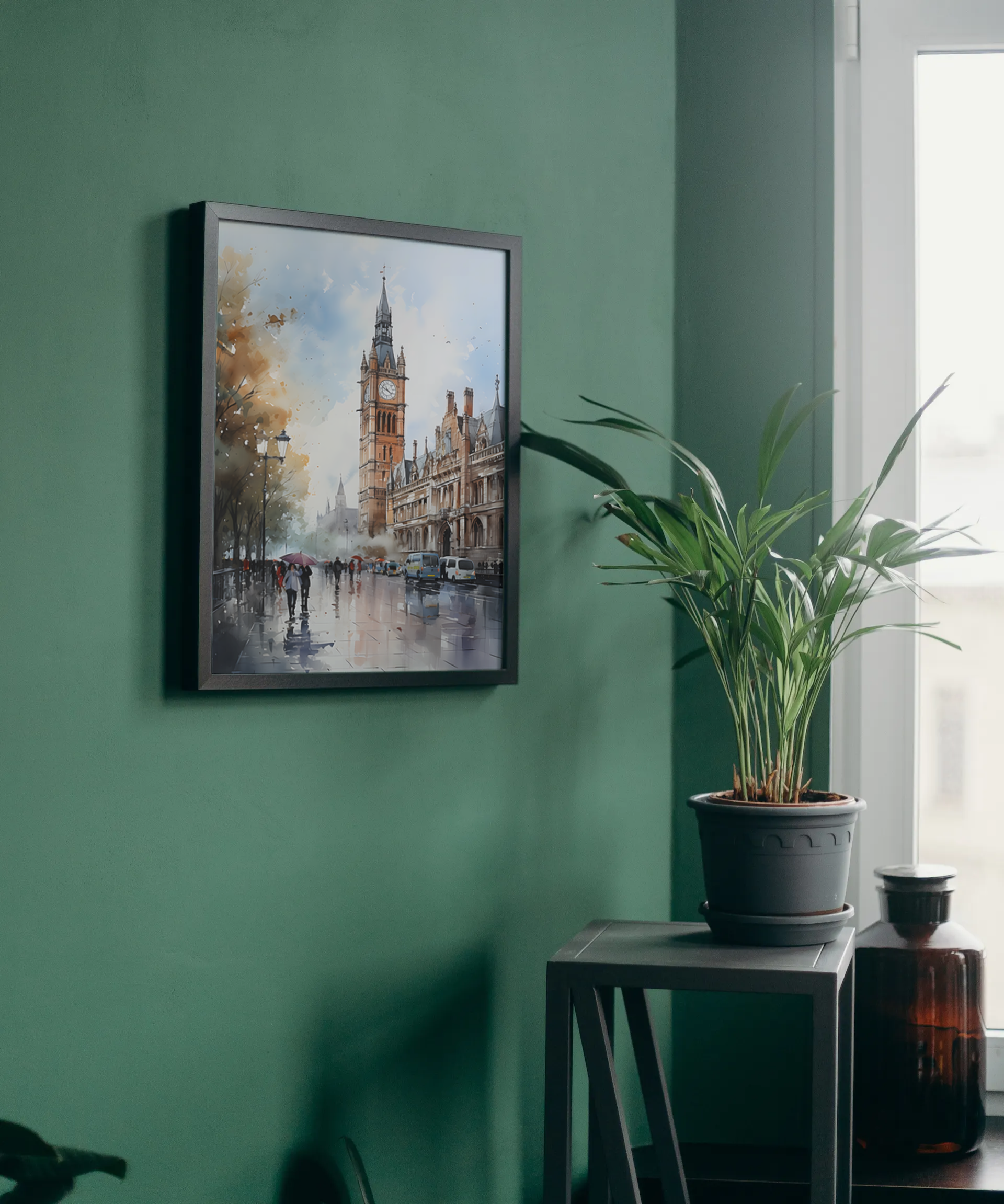 St Pancras Station Wall Painting