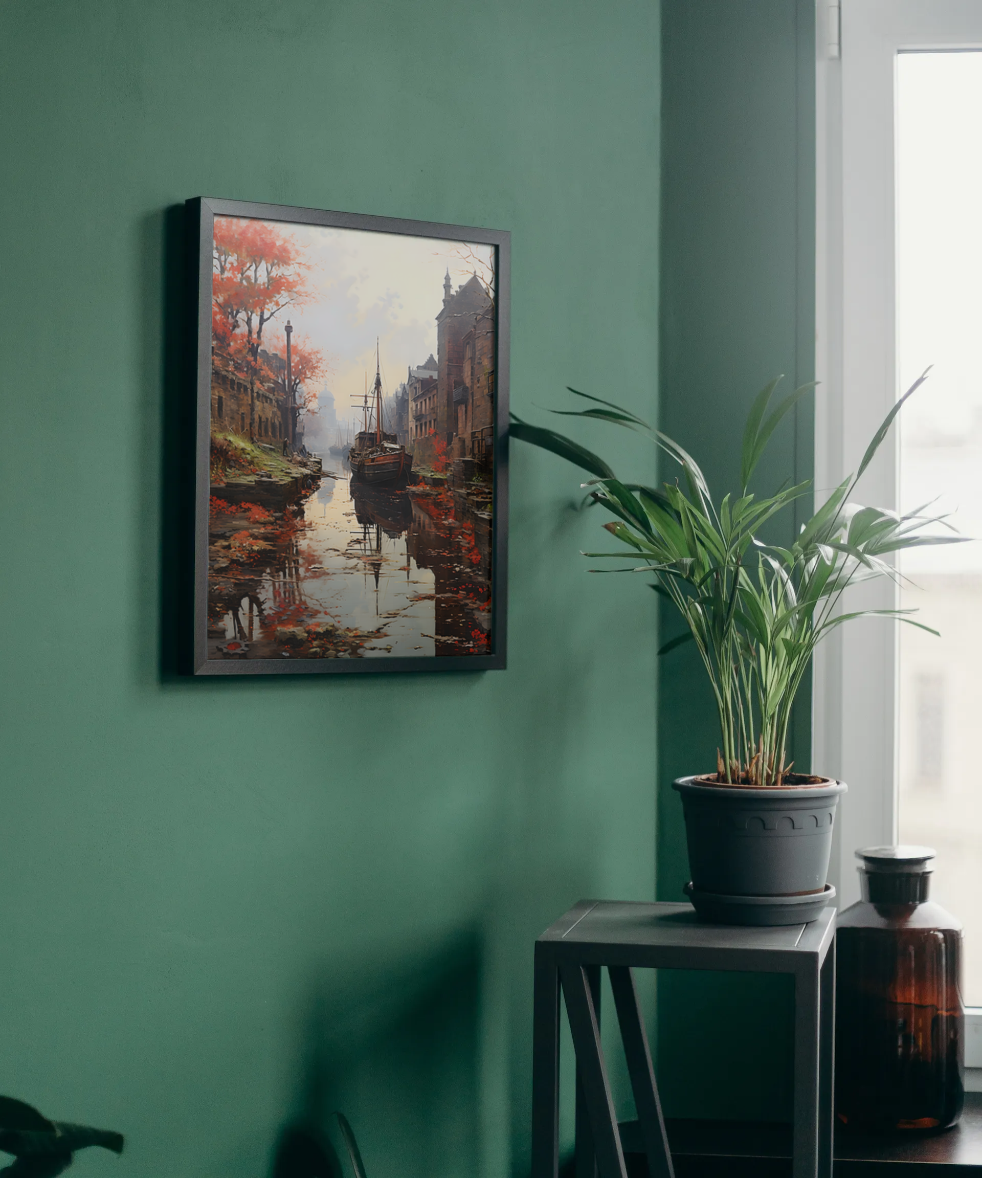 Buy Wall Art Regents Canal by Vintage London