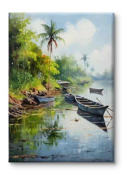 Vietnamese Waterscapes - Gallery Wall Set of 3 Framed Art