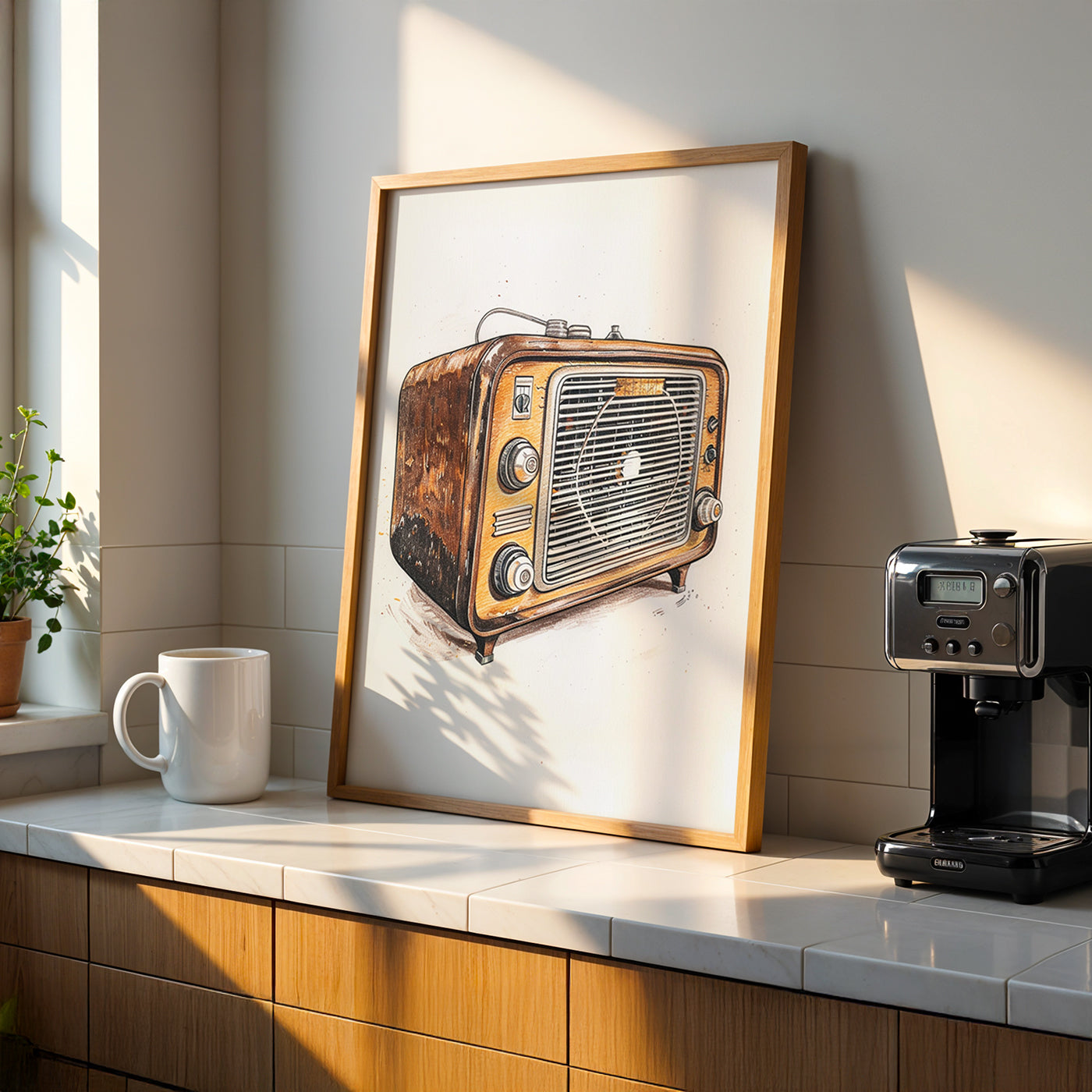 Cafe Artwork in a Lifestyle Setting