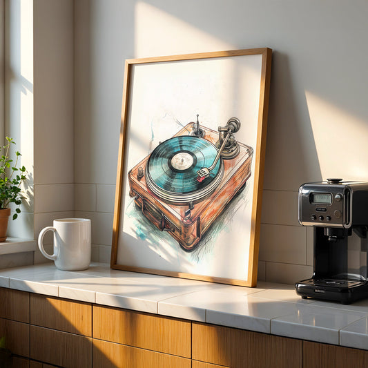 Cafe Artwork in a Lifestyle Setting