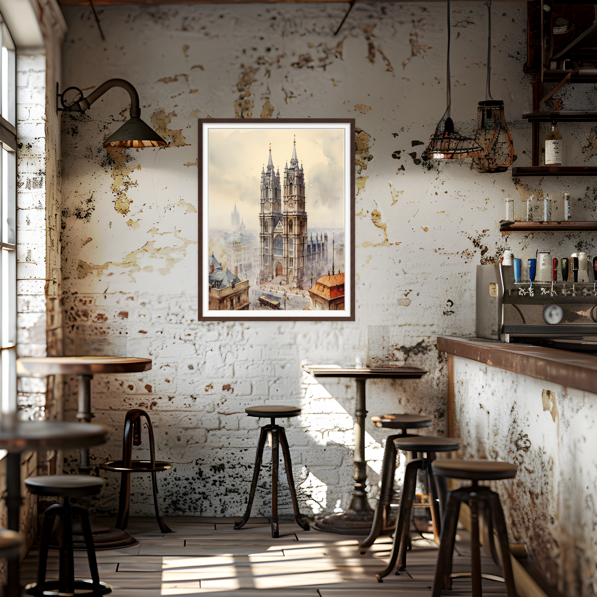 Buy Wall Art Westminster Abbey by Vintage London