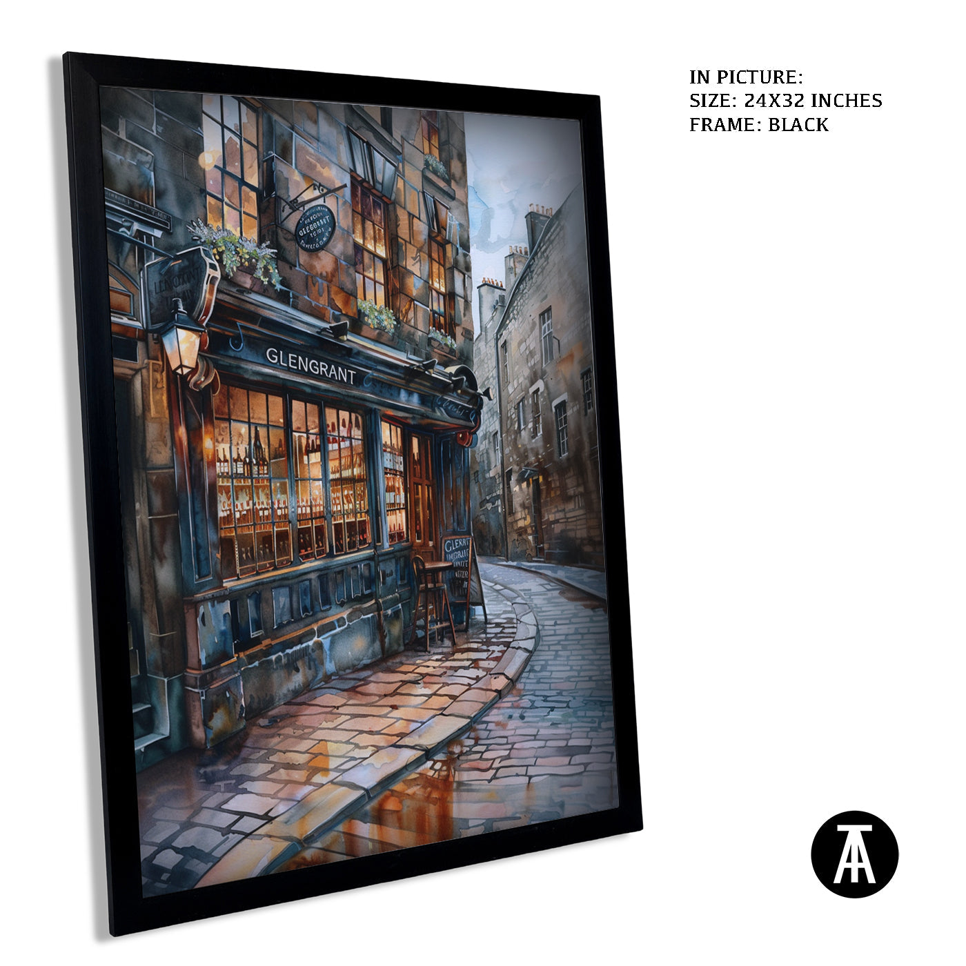 Artwork in Metal Earling Silver Frame