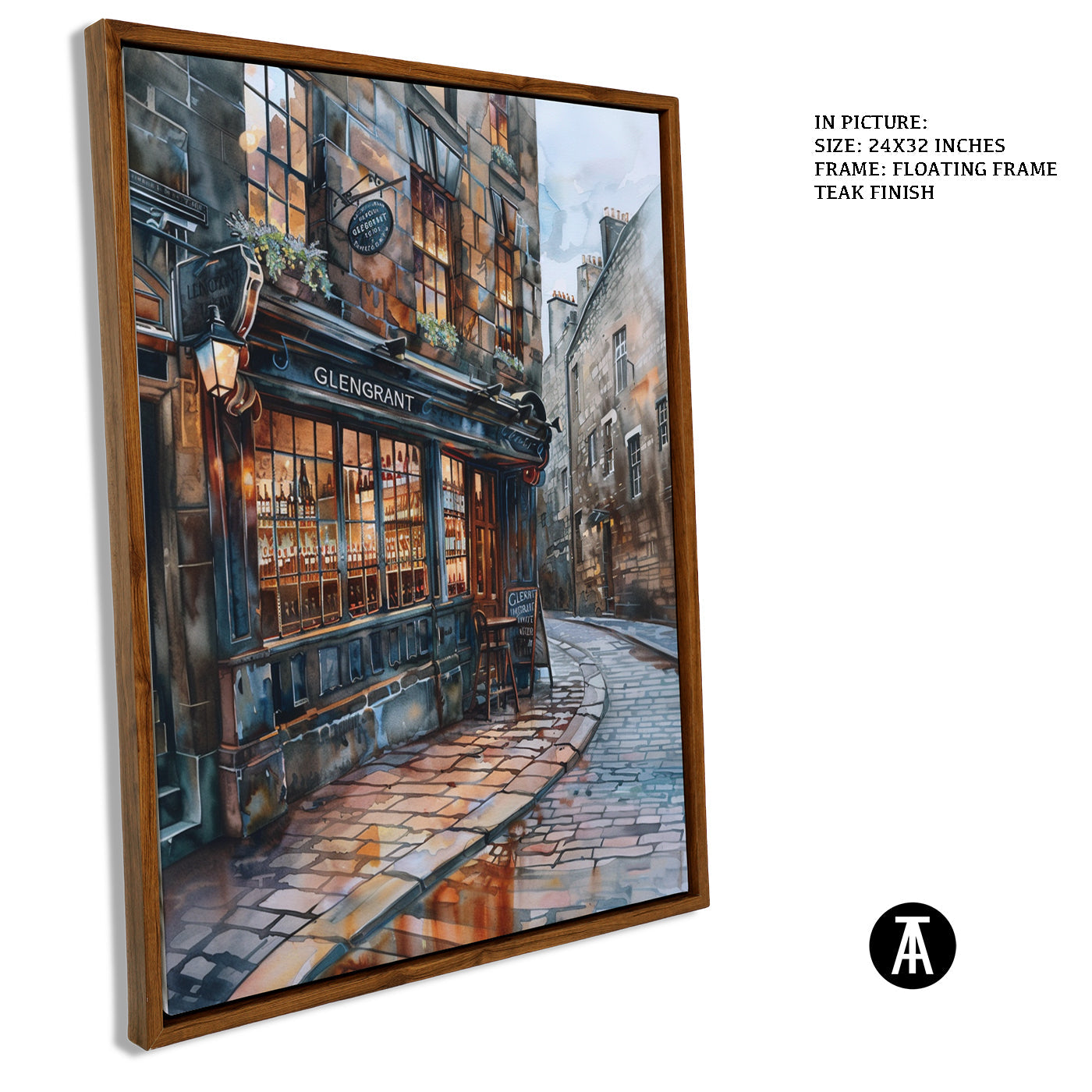 Artwork in Floating Frame