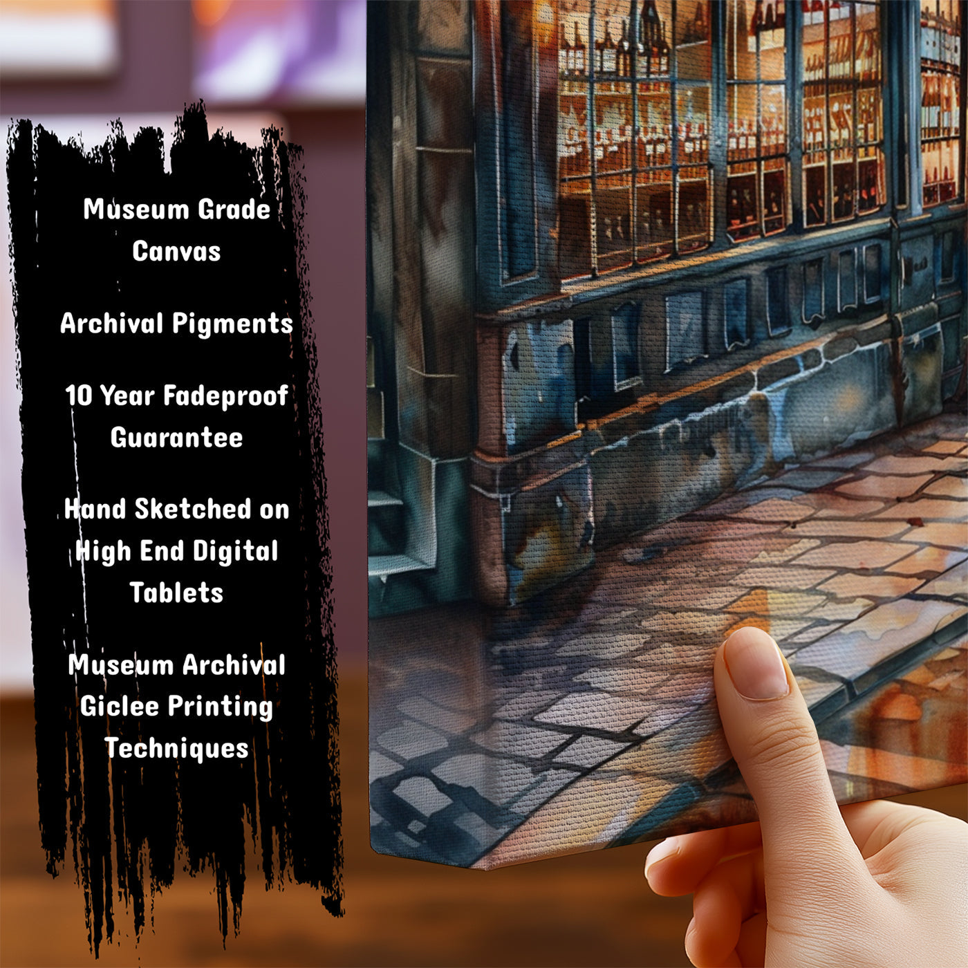 Information about Vintage Cafe Art Print