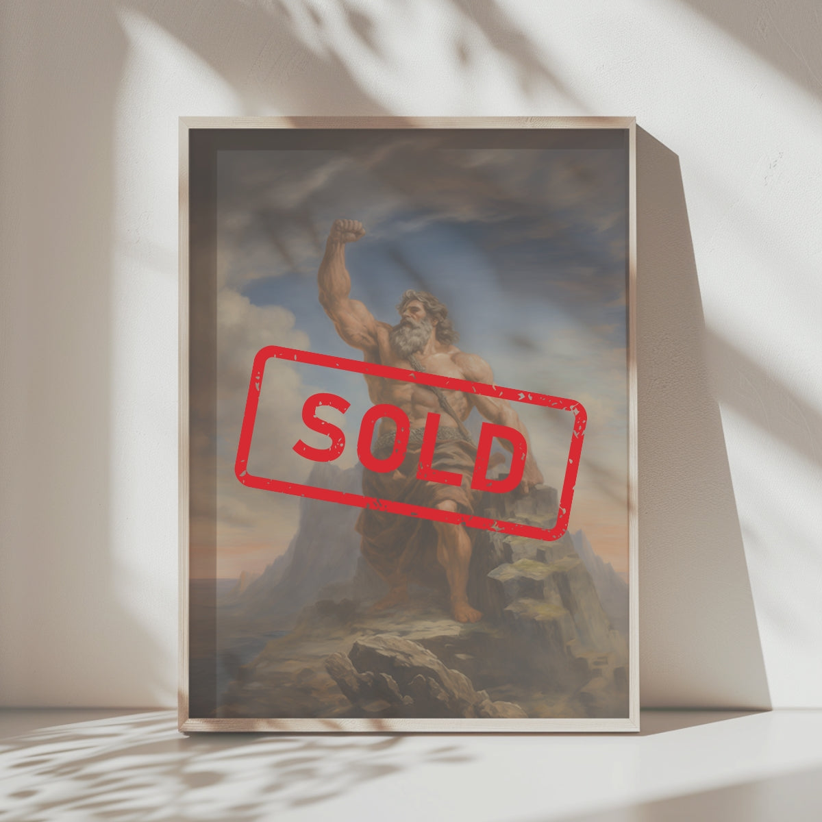 Zeus' Triumph Exclusive Painting